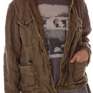 Woven Cotton Buffalo Soldier’s Jacket -distressed